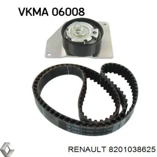 Juego de correas dentadas Renault (RVI) 8201038625 precio, desde 76,39 EUR