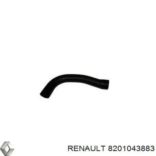 Tubo flexible de aire de sobrealimentación derecho para Renault Laguna (KT0)