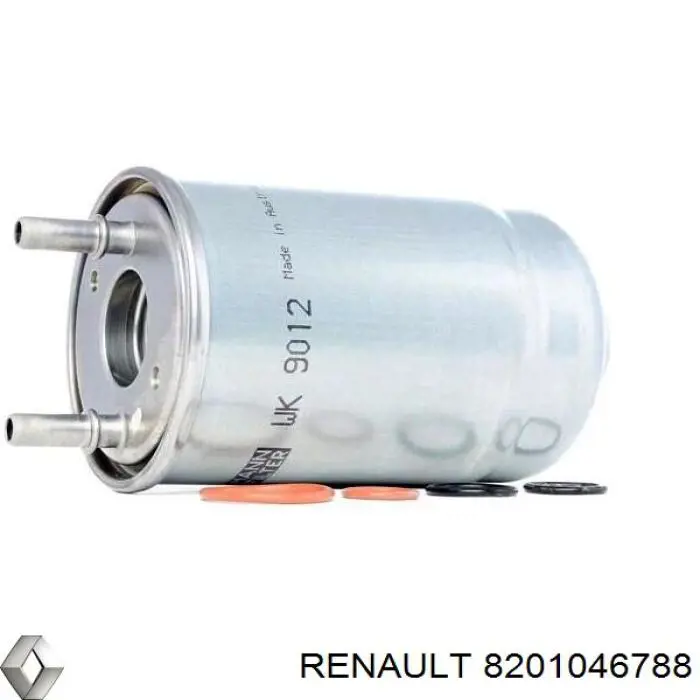 Filtro de combustible 8201046788 Renault (RVI)