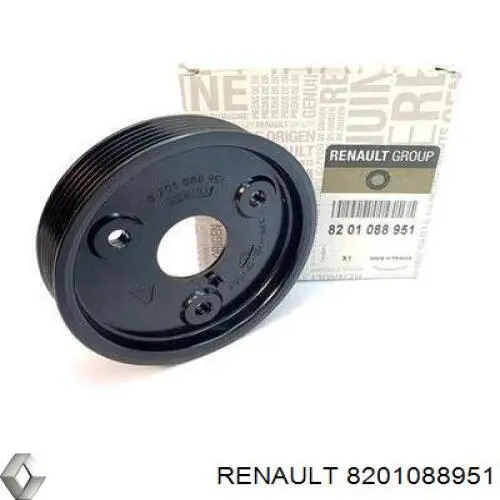 Comprar 8201088951 Renault (RVI) Polea de la bomba de dirección asistida
