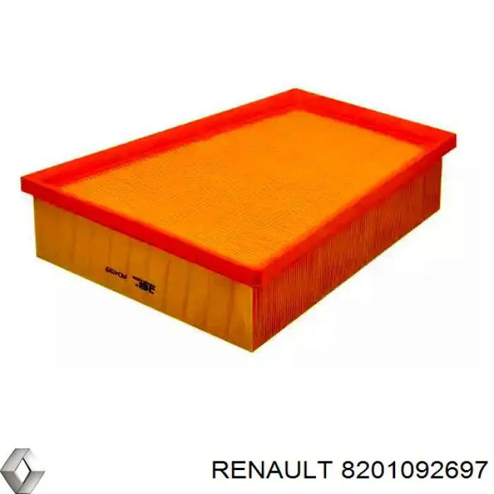El filtro de aire Renault (RVI) 8201092697 precio, desde 9,18 EUR