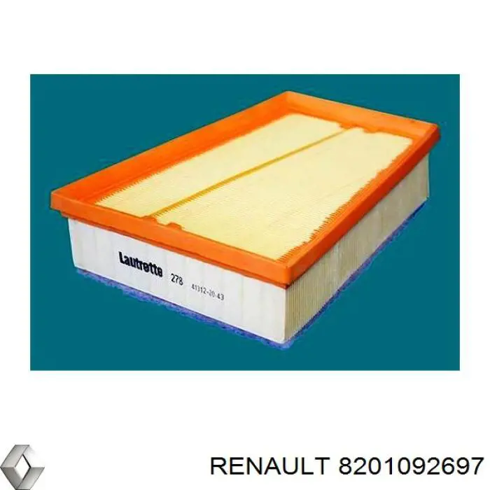 Comprar 8201092697 Renault (RVI) Filtro de aire