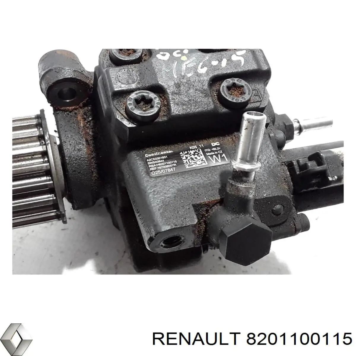 Bomba de alta presión de combustible Renault (RVI) 8201100115 precio, desde 185,13 EUR