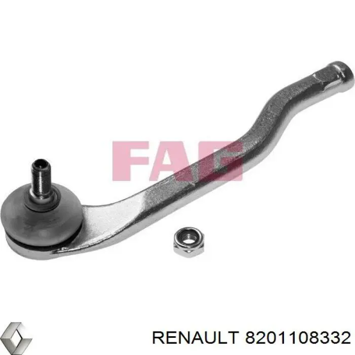 8201108332 Renault (RVI) rótula barra de acoplamiento exterior