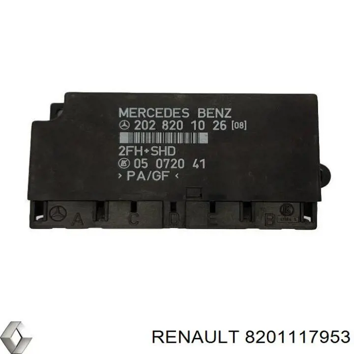 Módulo de control del motor Renault (RVI) 8201117953