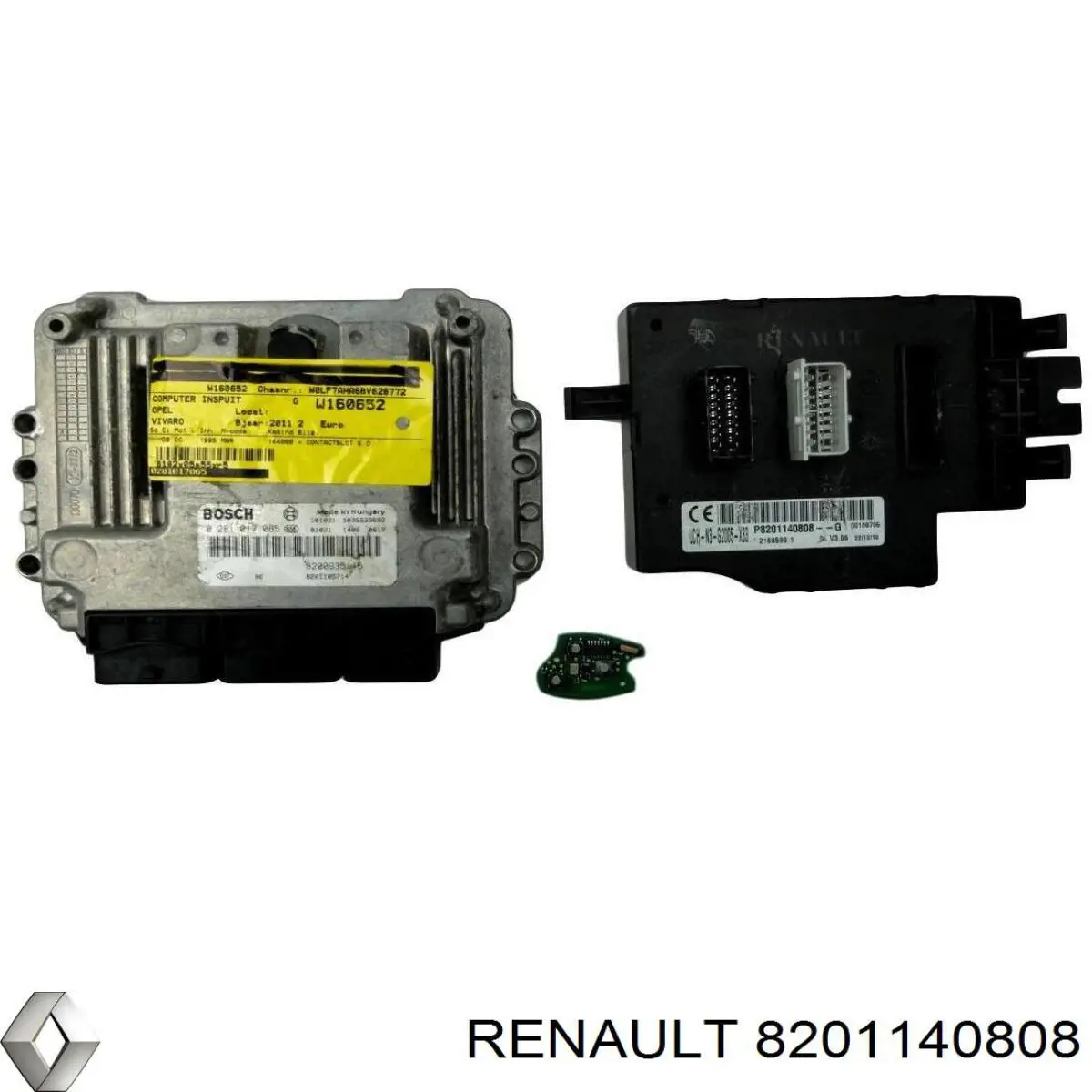 8201140808 Renault (RVI) modulo de control del inmobilizador