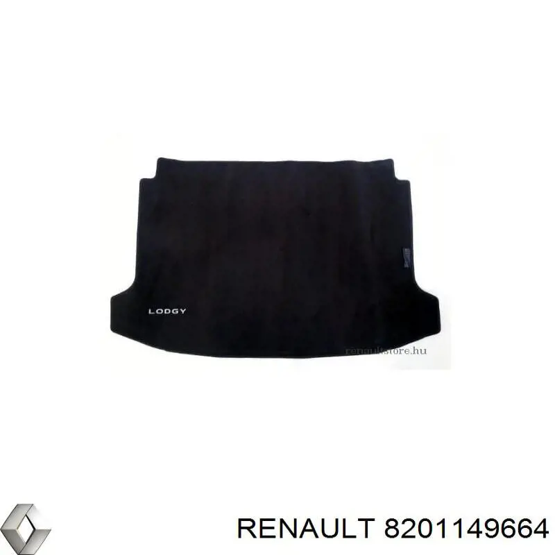 8201149664 Renault (RVI) bandeja de maletero