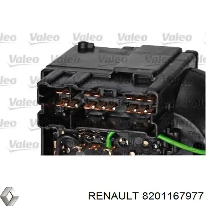 8201167977 Renault (RVI) conmutador en la columna de dirección izquierdo