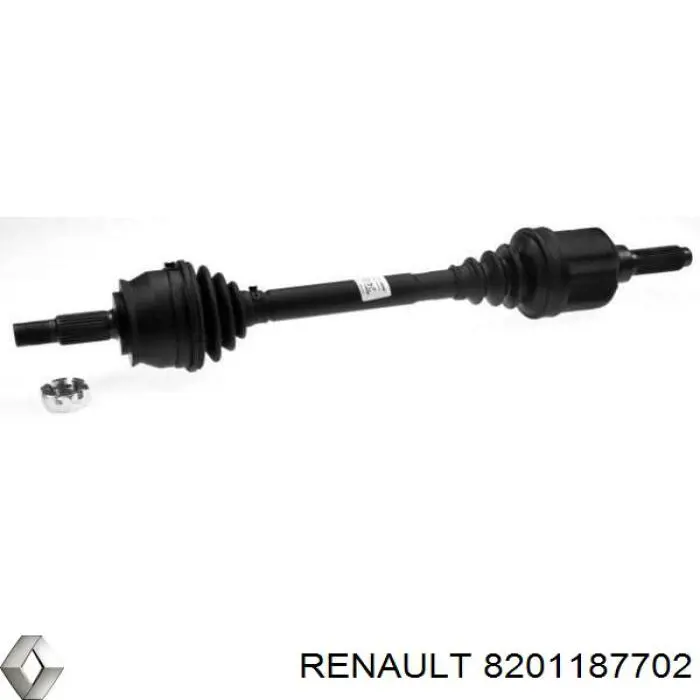 8201187702 Renault (RVI) árbol de transmisión delantero derecho