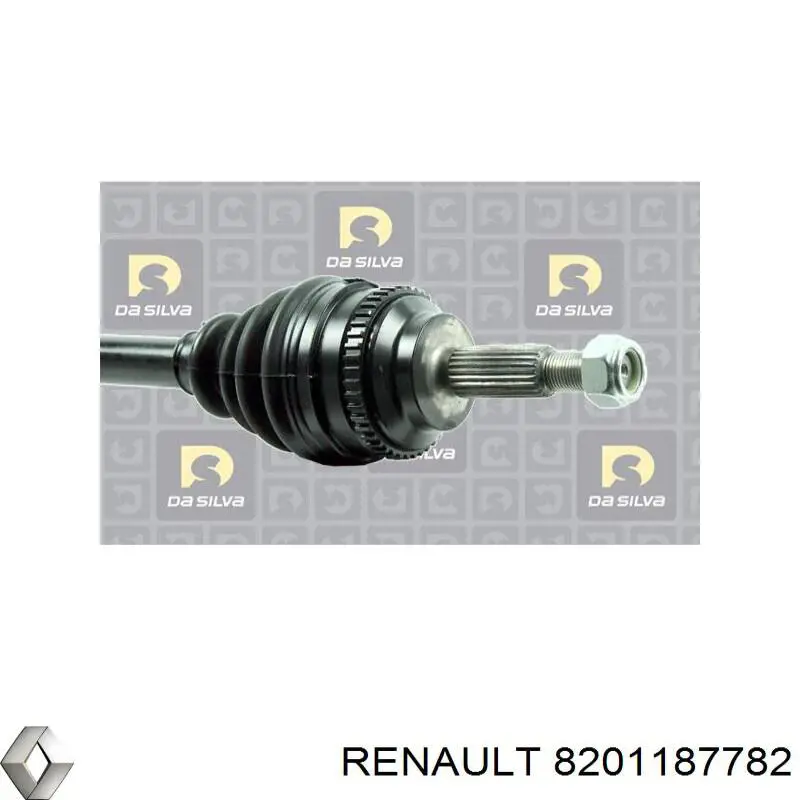 8201187782 Renault (RVI) árbol de transmisión delantero derecho