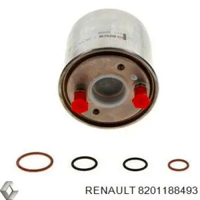 Filtro de combustible 8201188493 Renault (RVI)