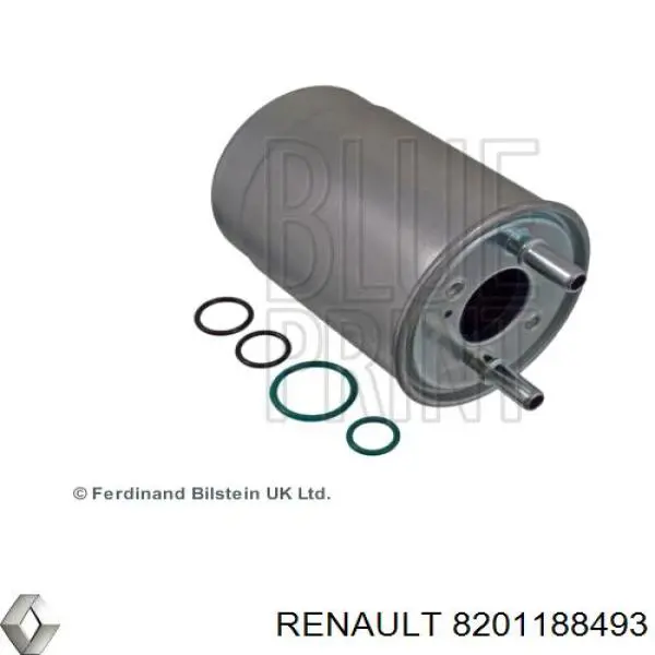 8201188493 Renault (RVI) filtro combustible