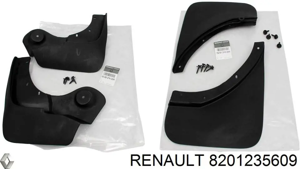 Juego de faldillas delanteras Renault (RVI) 8201235609 precio, desde 46,85 EUR