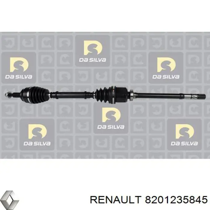 8201235845 Renault (RVI) Semieje delantero derecho