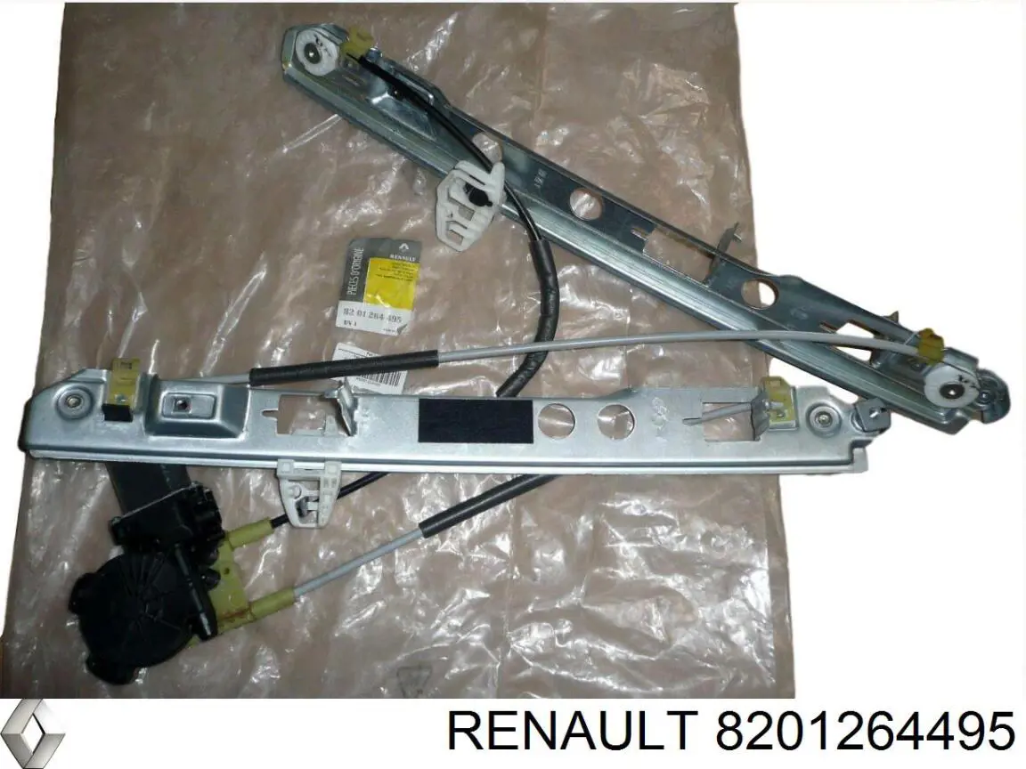 8201264495 Renault (RVI) mecanismo de elevalunas, puerta delantera derecha