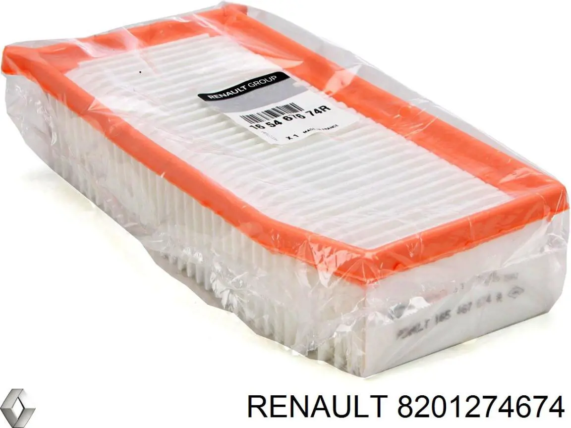 8201274674 Renault (RVI) Juego de molduras ensanchadoras de guardabarros