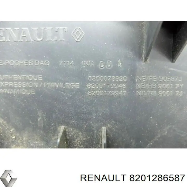 Comprar 8201286587 Renault (RVI) 
