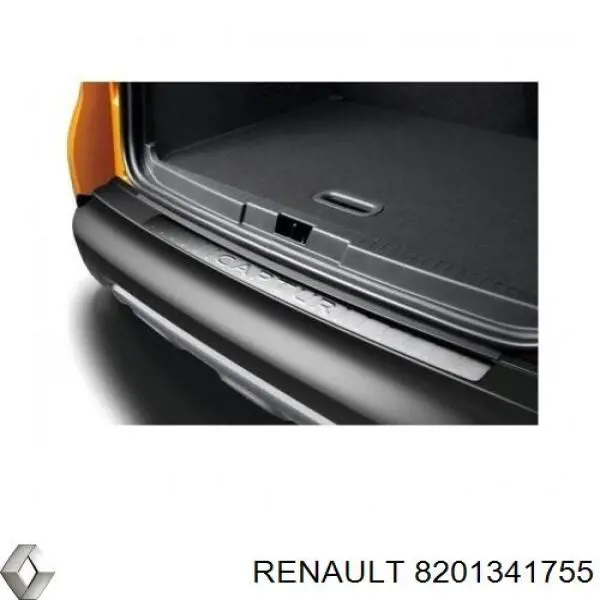 8201341755 Renault (RVI) Protector superior del parachoques trasero (estribo)