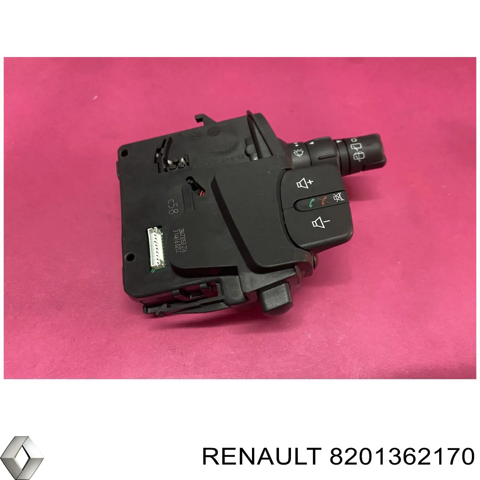 Conmutador derecho de la columna de dirección Renault (RVI) 8201362170 precio, desde 71,15 EUR