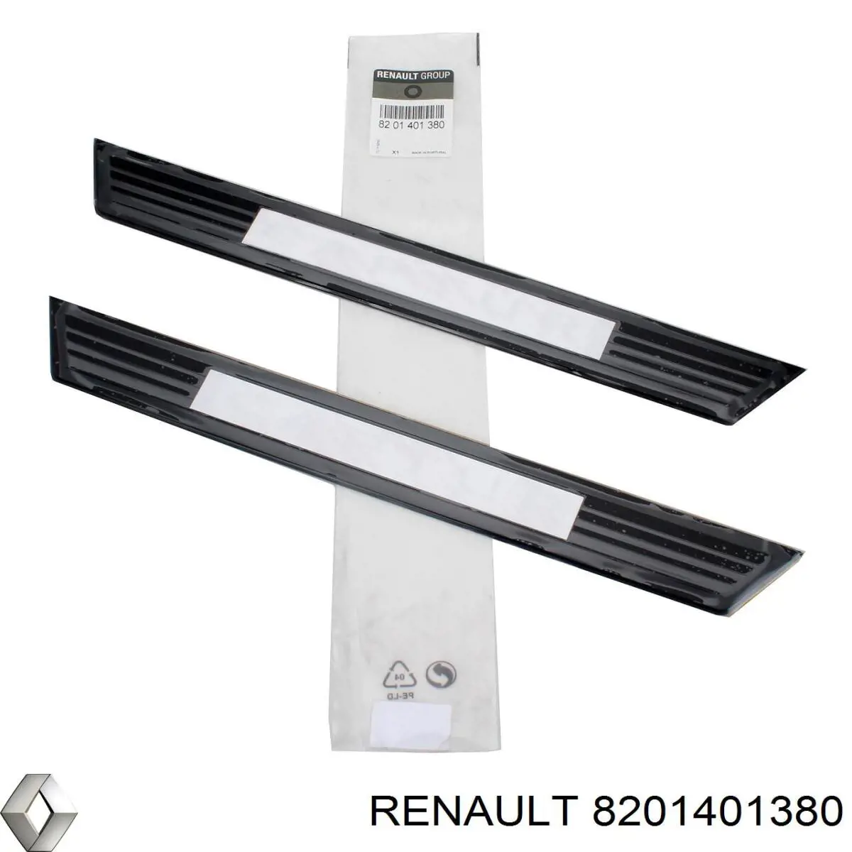 Comprar 8201401380 Renault (RVI) Juego de molduras interiores de umbral de puerta, 4 piezas