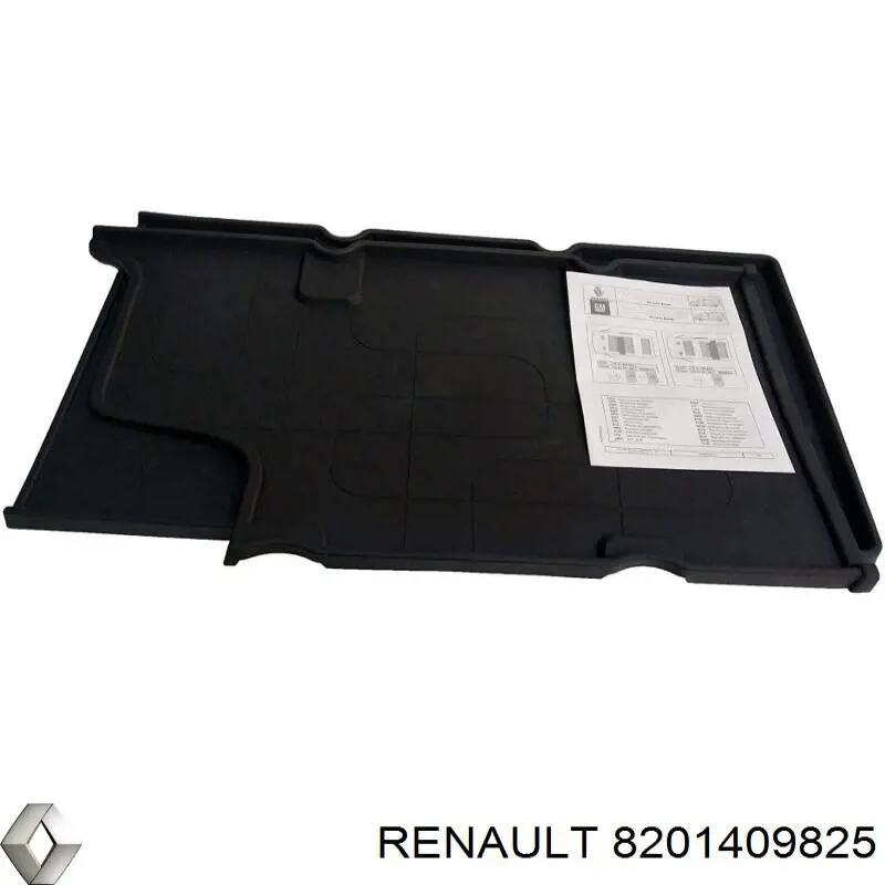 8201409825 Renault (RVI) Alfombrilla de la tercera fila de asientos