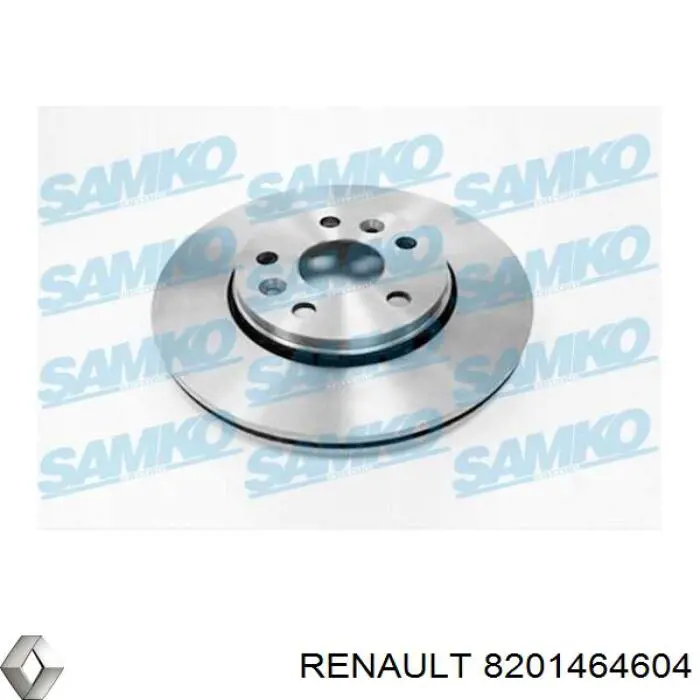 Disco de freno 8201464604 Renault (RVI)