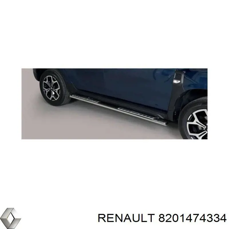 8201474334 Renault (RVI) arcos laterales (umbrales)