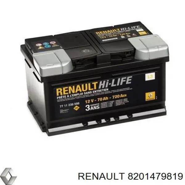 Batería de arranque Renault (RVI) 8201479819 precio, desde 126,90 EUR