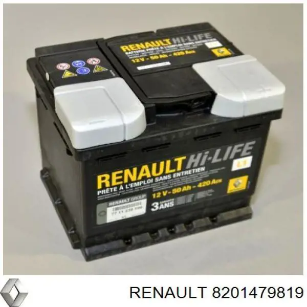 Comprar 8201479819 Renault (RVI) Batería de coche