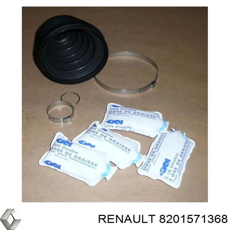 8201571368 Renault (RVI) fuelle, árbol de transmisión delantero exterior