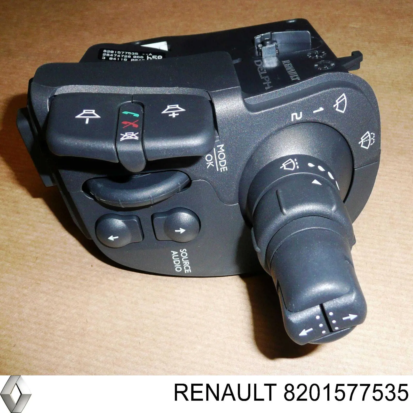 8201577535 Renault (RVI) conmutador en la columna de dirección derecho