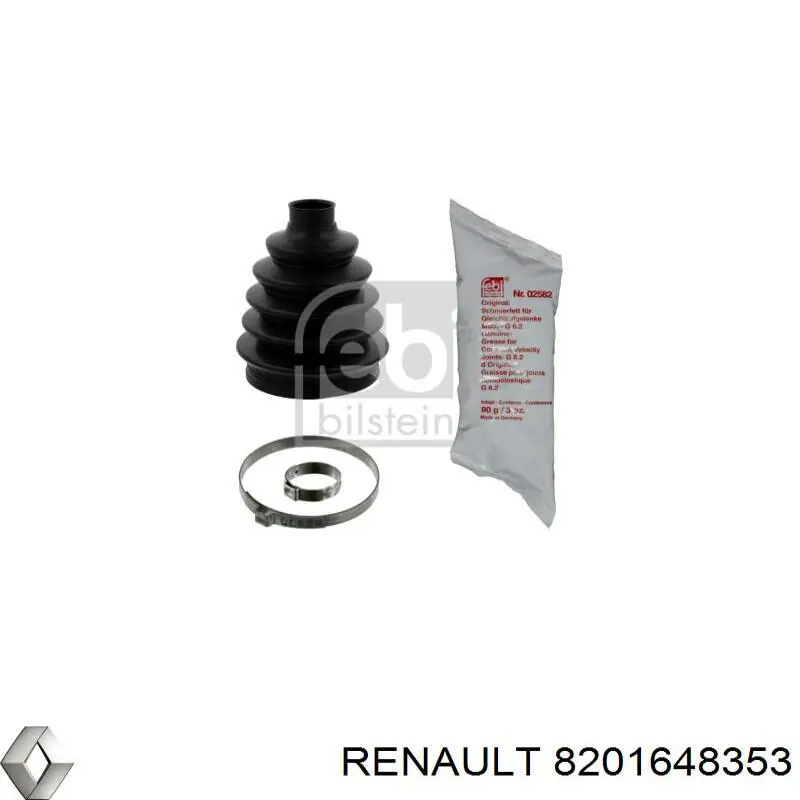 Comprar 8201648353 Renault (RVI) Fuelle de palier delantero exterior