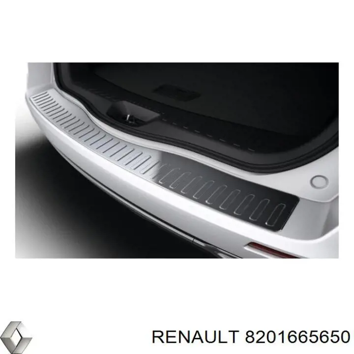 Protector superior del parachoques trasero (estribo) Renault (RVI) 8201665650 precio, desde 134,57 EUR
