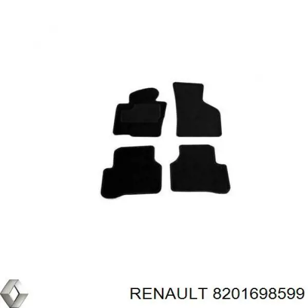 Comprar 8201698599 Renault (RVI) Juego de alfombrillas 