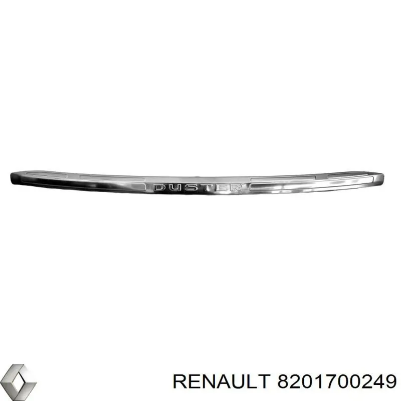 Protector superior del parachoques trasero (estribo) Renault (RVI) 8201700249 precio, desde 68,06 EUR