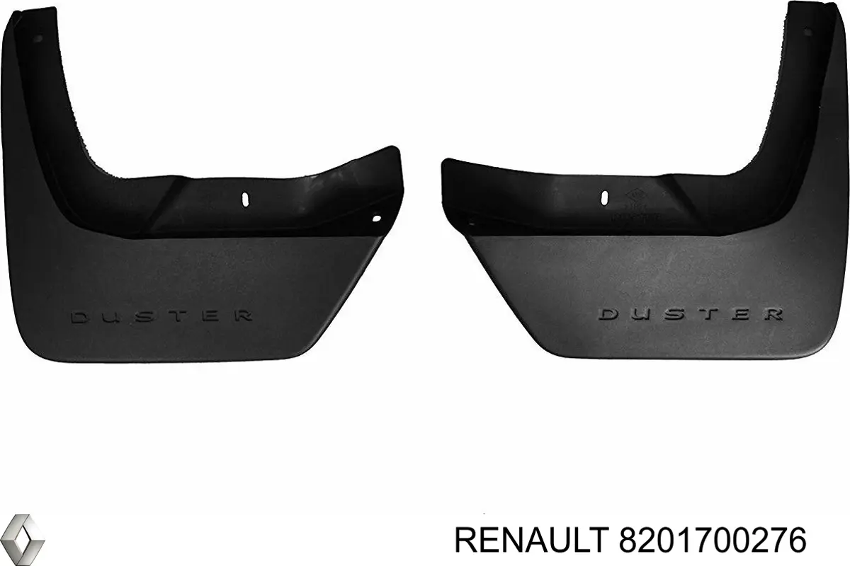 Juego de faldillas guardabarro traseros para Renault DUSTER (HM)