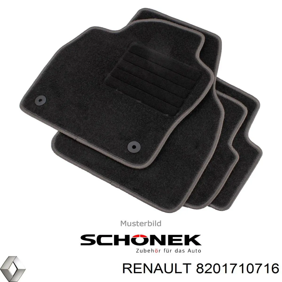 Comprar 8201710716 Renault (RVI) Juego de alfombrillas 