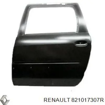 821017307R Renault (RVI) puerta trasera izquierda