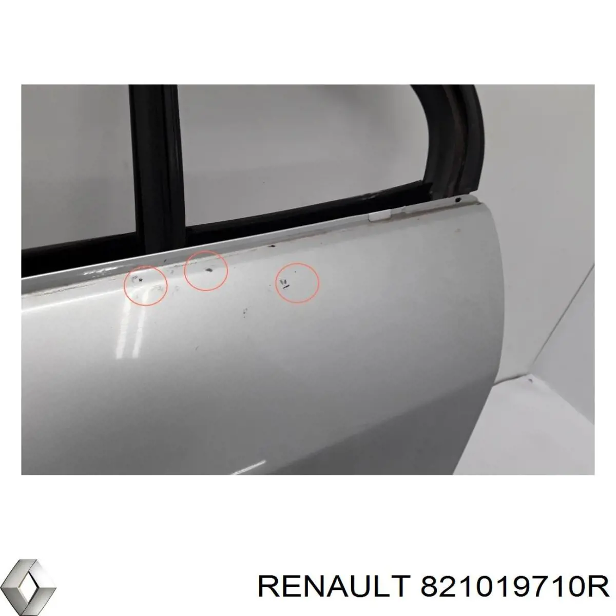 Puerta trasera izquierda Renault (RVI) 821019710R precio, desde 154,28 EUR