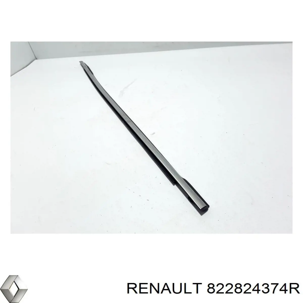 822824374R Renault (RVI) Moldura de techo trasera derecha