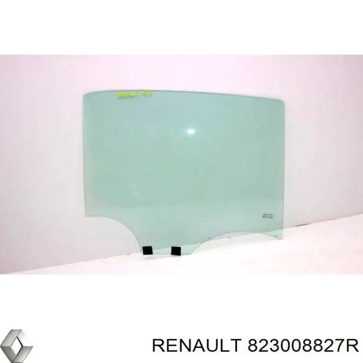 823008827R Renault (RVI) cristal de piloto posterior derecho