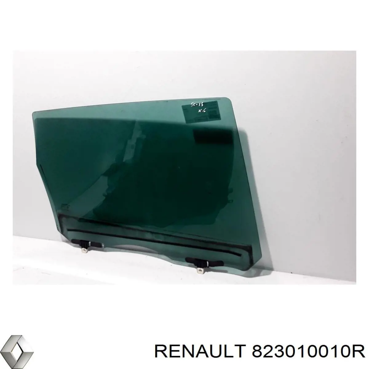 823010010R Renault (RVI) luna de puerta trasera izquierda