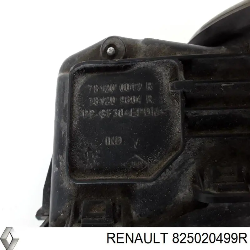 Cerradura de la puerta trasera derecha 825020499R Renault (RVI)
