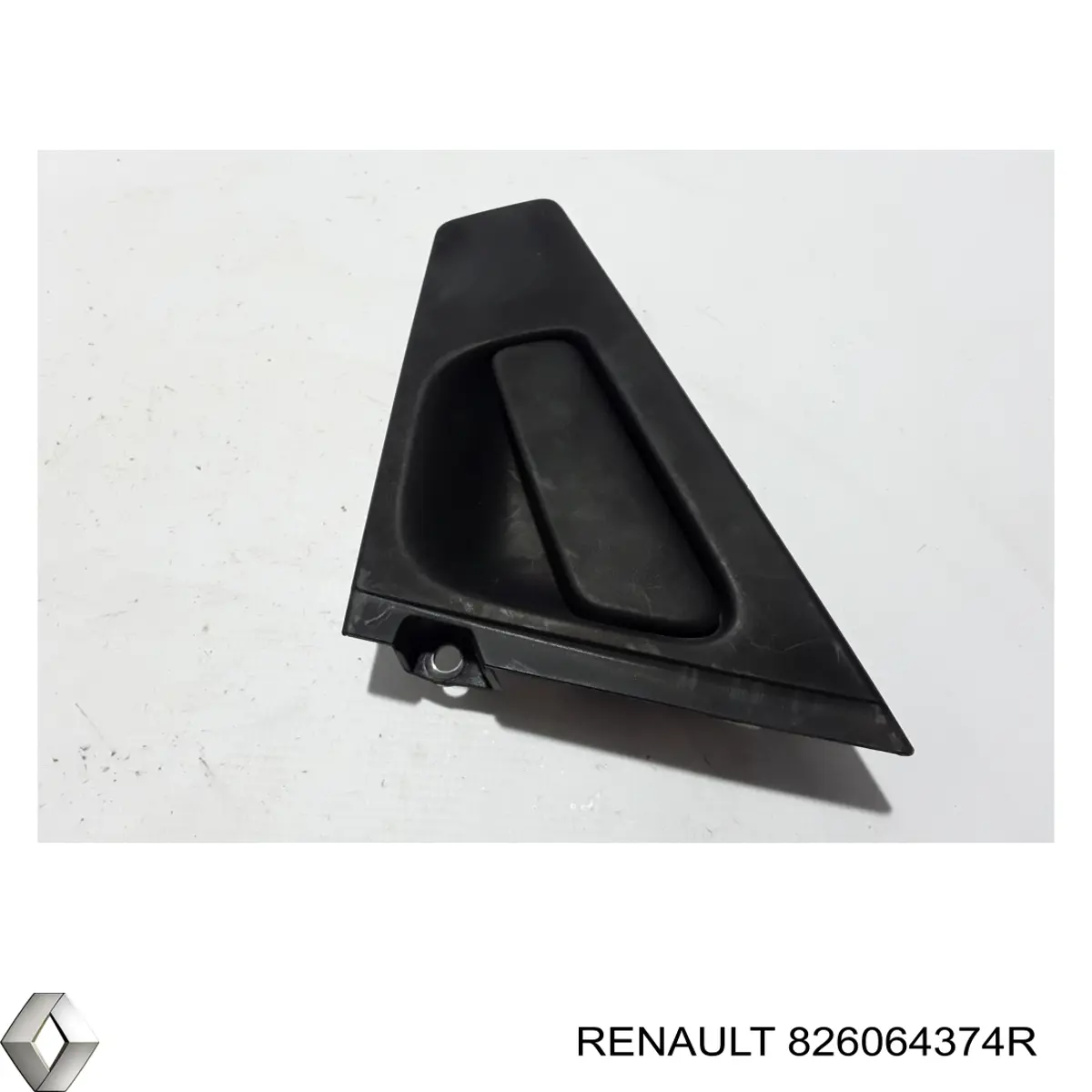 826064374R Renault (RVI) Soporte de manija exterior de puerta trasera derecha