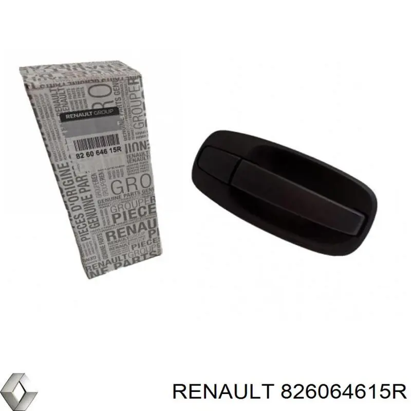 826064615R Renault (RVI) manecilla de puerta corrediza exterior