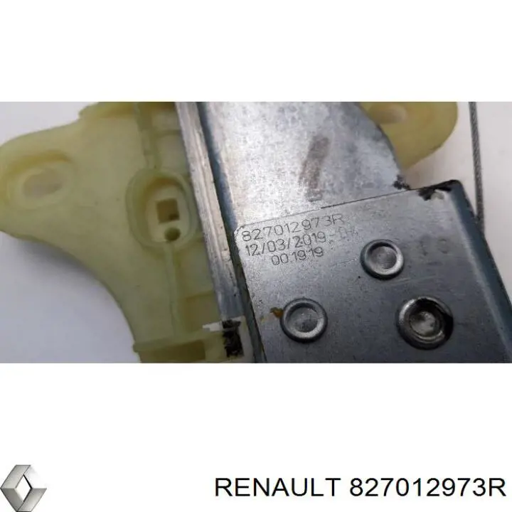Comprar 827012973R Renault (RVI) Mecanismo de elevalunas de la puerta trasera izquierda