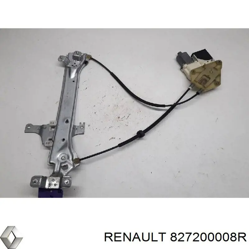 827200008R Renault (RVI) mecanismo de elevalunas, puerta trasera derecha