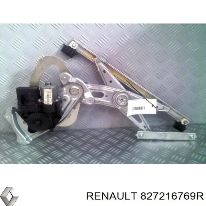 827216769R Renault (RVI) mecanismo de elevalunas, puerta trasera izquierda