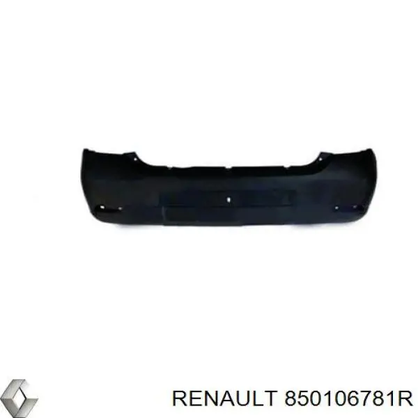 850106781R Renault (RVI) parachoques trasero