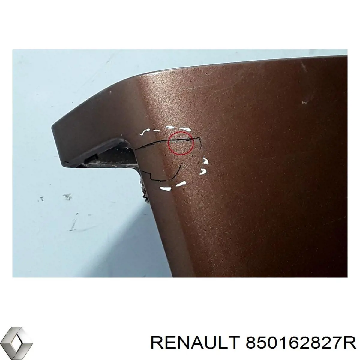 Parachoques trasero 850162827R Renault (RVI)